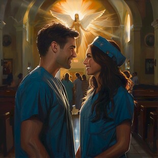 天使护士城市形象