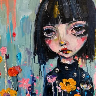 原创女孩插画