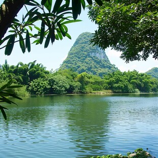 九马画山图片素材下载