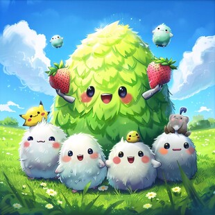游戏插画水果