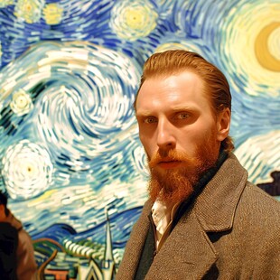 没有耳朵的梵高自画像