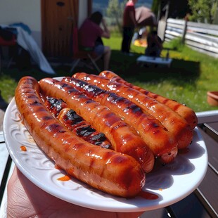 户外烤肠