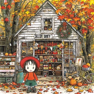 南瓜屋插画