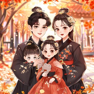 q版全家福
