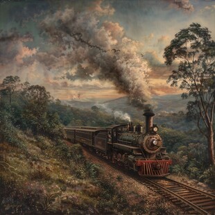 普芬比利蒸汽火车