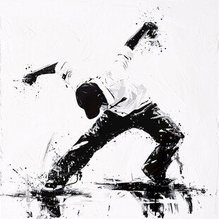 街舞墙画装饰画