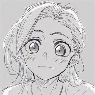 线稿头像