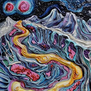 海洋流体画宇宙