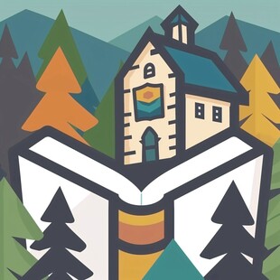 读书扁平化插画