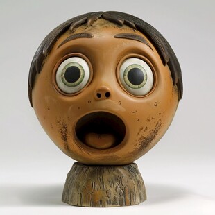 人物表情生动夸张