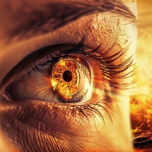 金色眼睛眼界世界