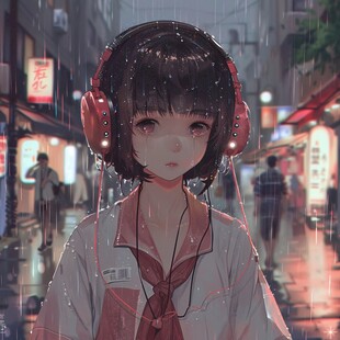 日系少女插画