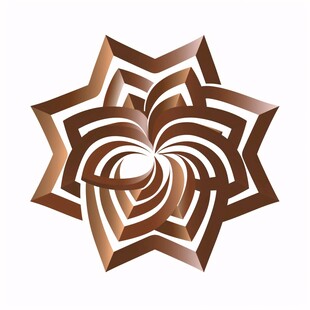 金属花logo