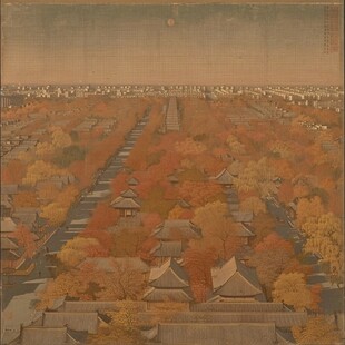 西京四条夕凉图