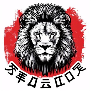 手绘平头哥logo