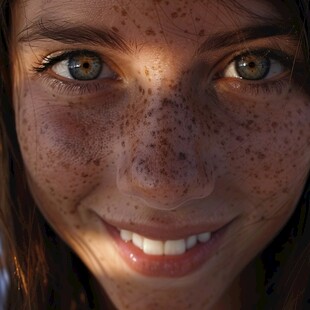 雀斑脸