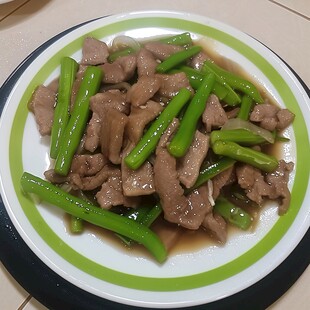 甜豆松阪肉