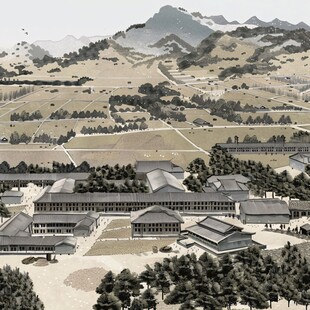 良渚宫殿建筑复原模型