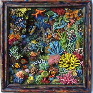 海洋主题立体画