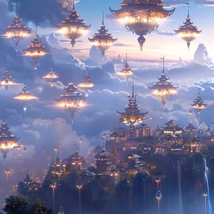 古风仙境天上宫阙