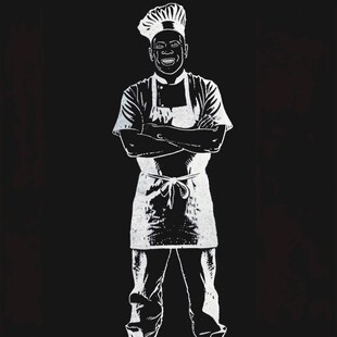 男厨师交叉双臂头像