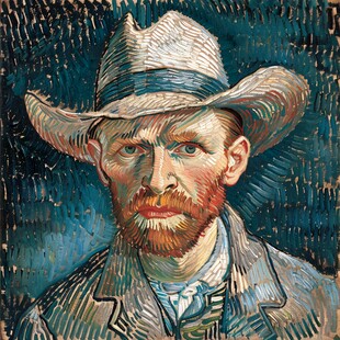 没有耳朵的梵高自画像