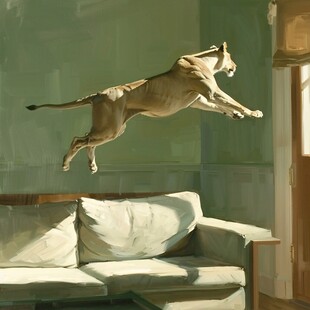 晒太阳的猫插画