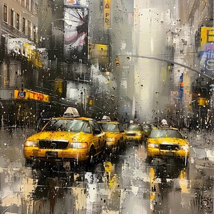 雨中出租车