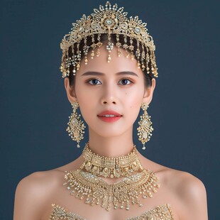 镶宝石金头饰