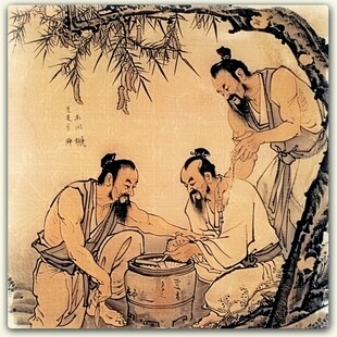 古代人物制作膏贴图