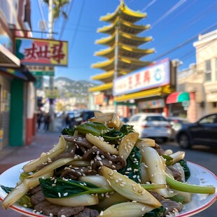 汉城牛肉炒乌冬面