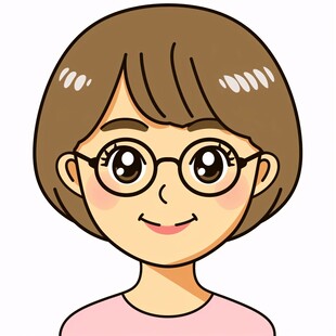 戴眼镜微笑人物