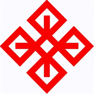 十字花纹标志logo