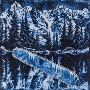 雪山画