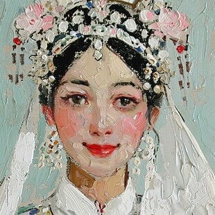 丙烯画人物