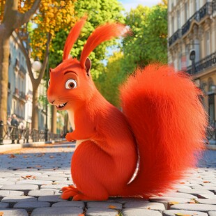 卡通松鼠图片大全