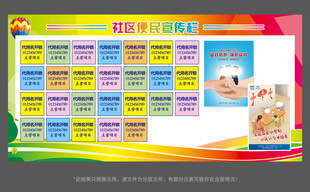社区便民宣传栏