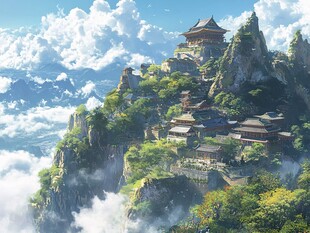 古风仙境天上宫阙