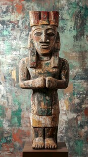 古埃及贵族木雕像