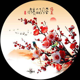 梅花花鸟画