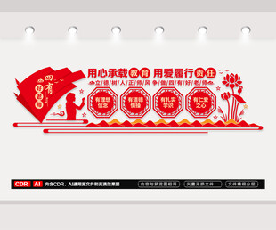 四有好老师文化墙