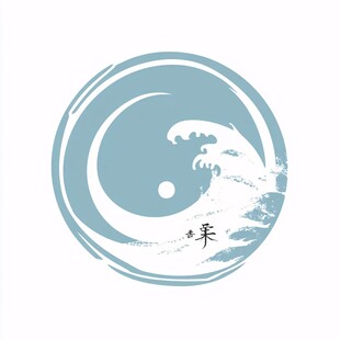 太极水纹logo标志