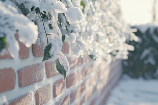 青砖白雪