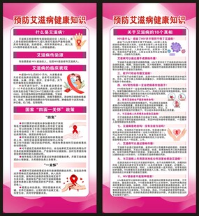 世界艾滋病日展架