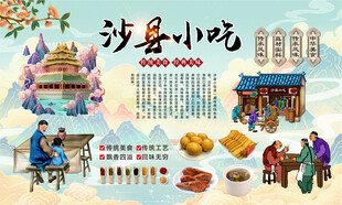 沙县小吃背景