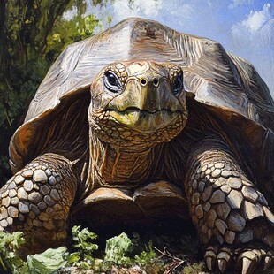 乌龟壁画
