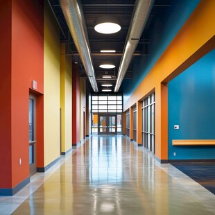 学校过道设计