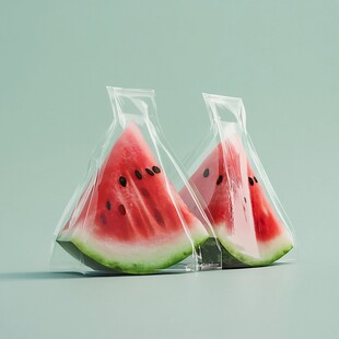 装袋西瓜西瓜素材