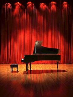 钢琴舞台背景