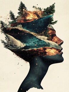 视觉冲击力广告装饰画